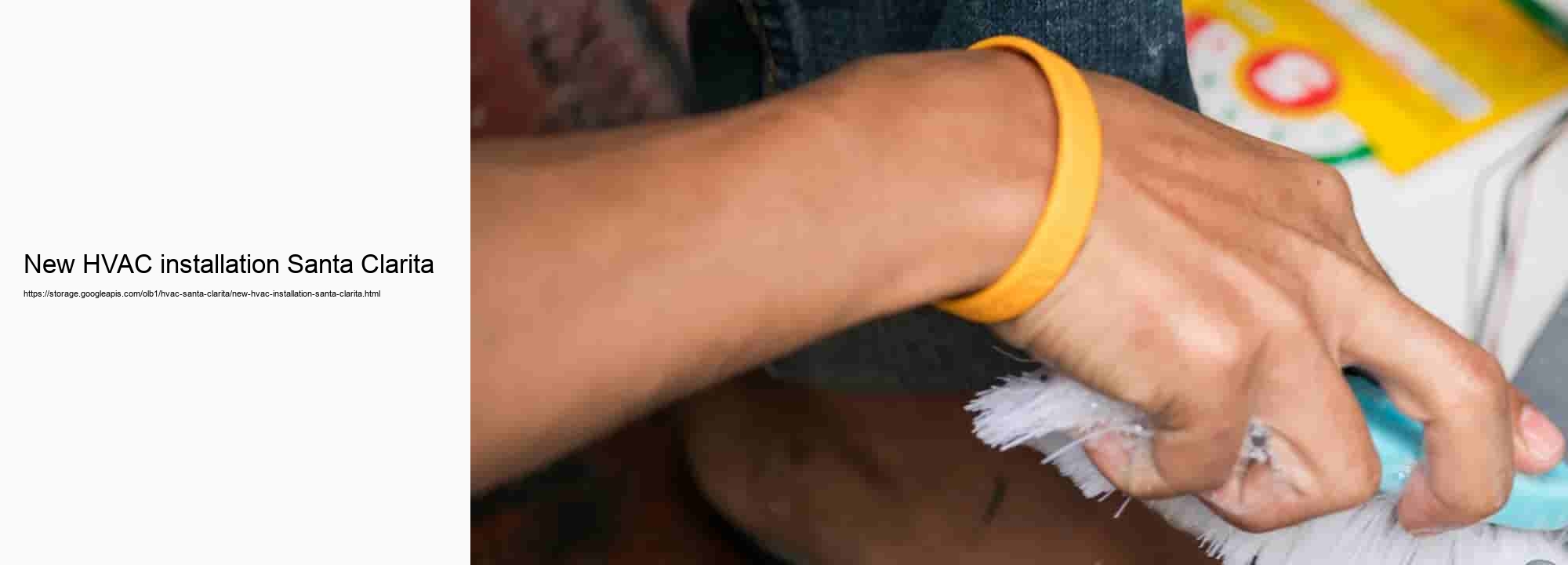 New HVAC installation Santa Clarita