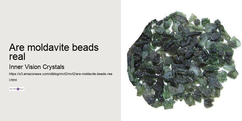 are moldavite beads real