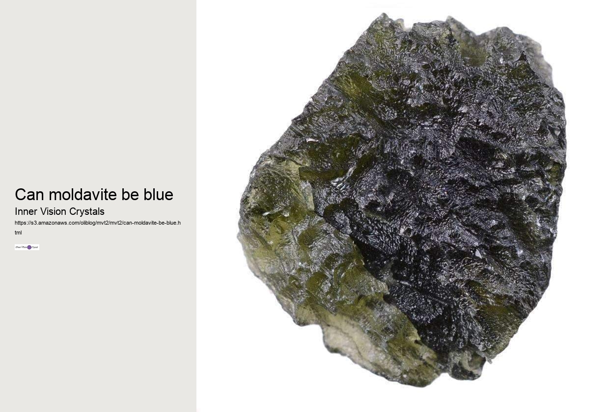 can moldavite be blue