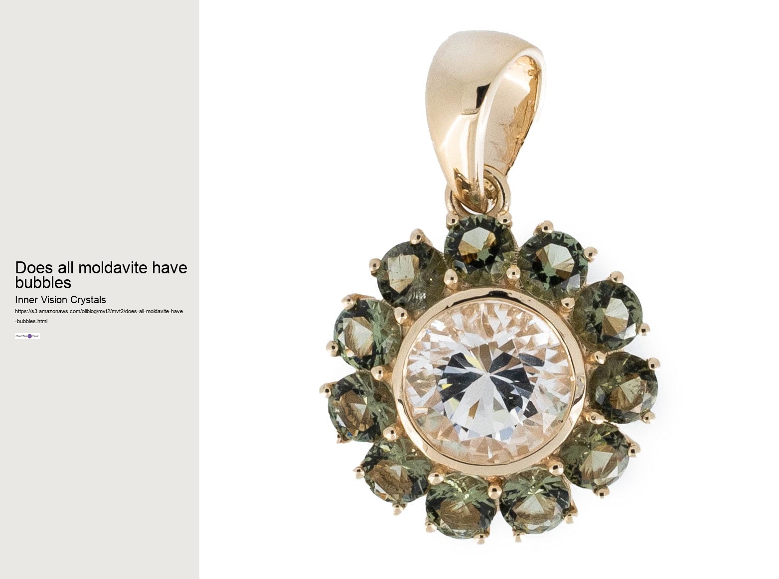 does all moldavite have bubbles