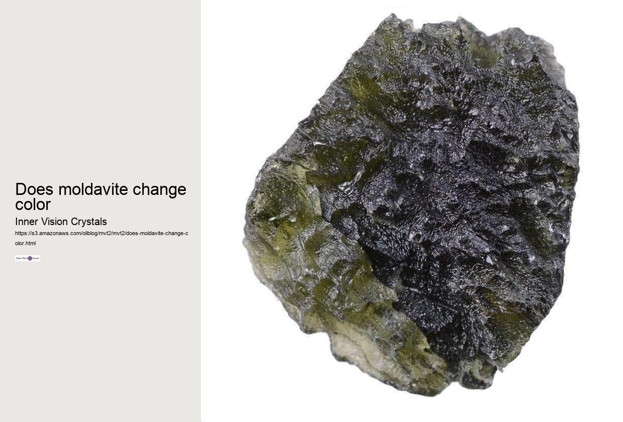 does moldavite change color