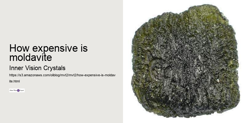 how expensive is moldavite