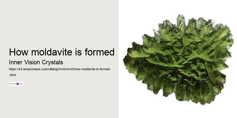 how moldavite is formed