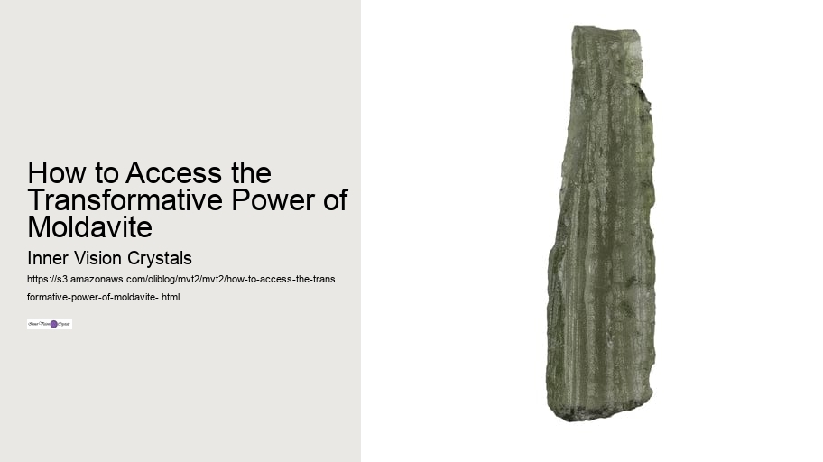 How to Access the Transformative Power of Moldavite 