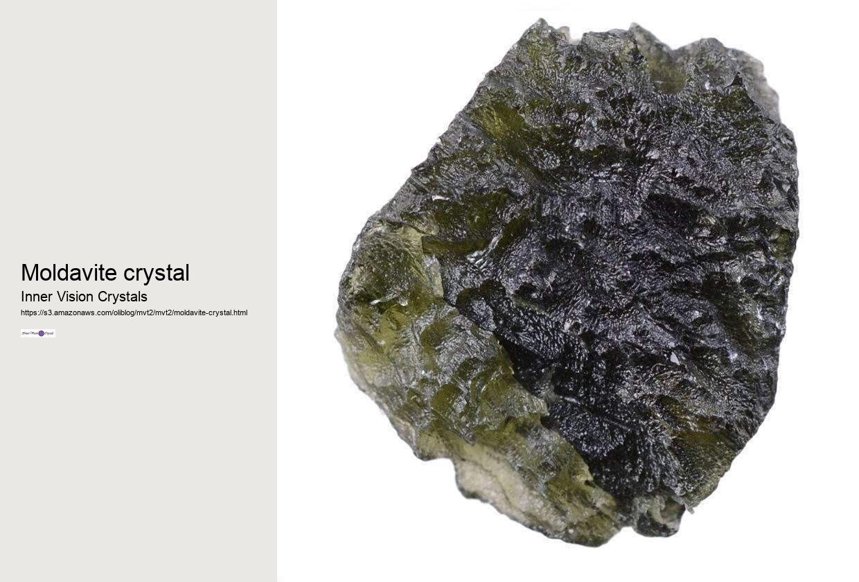 moldavite crystal