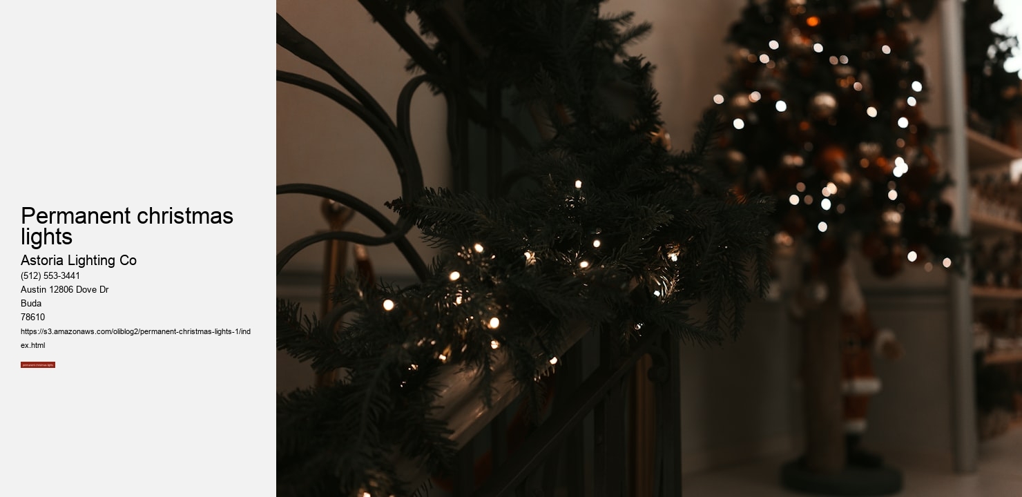 permanent christmas lights