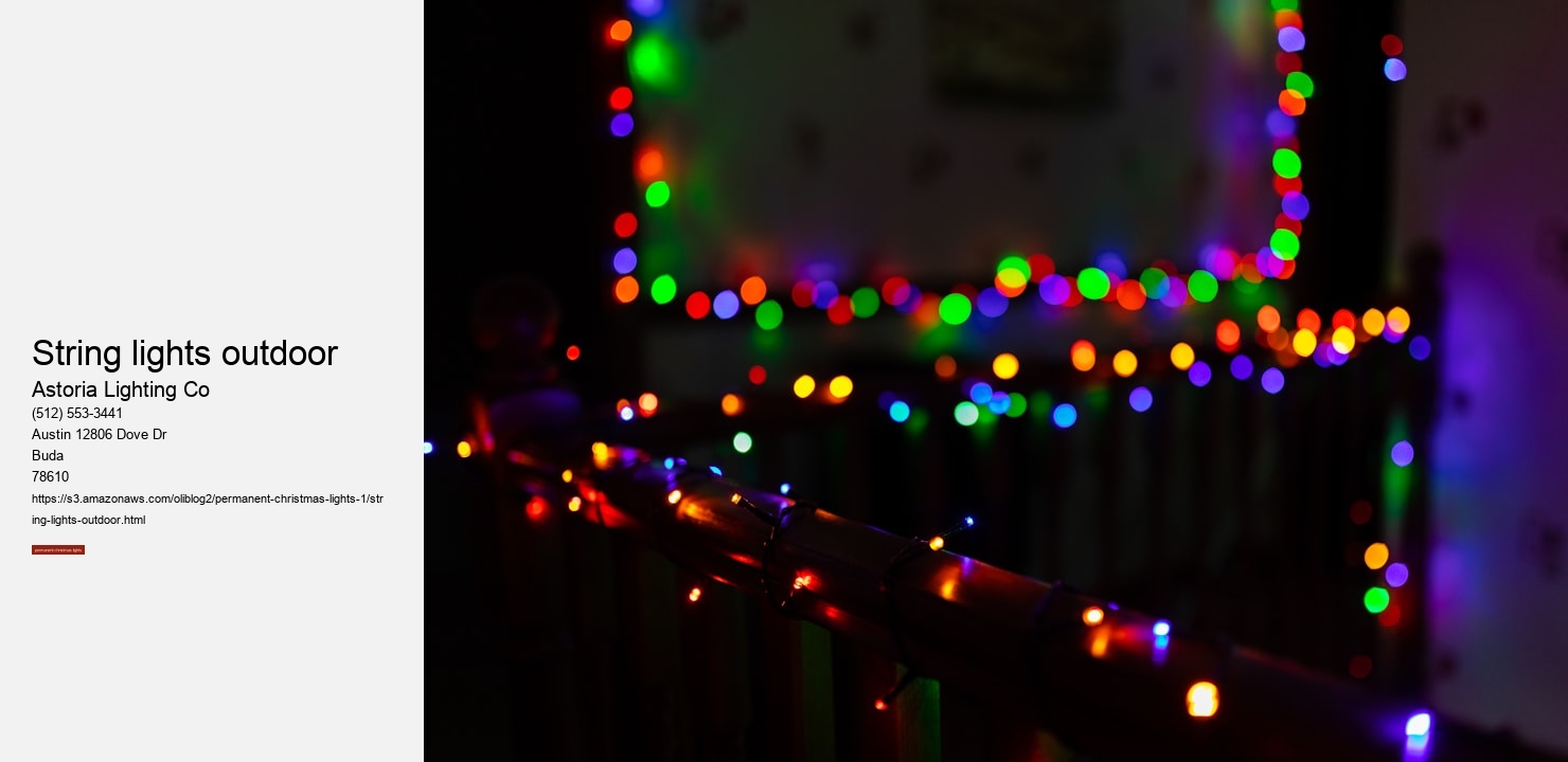 string lights outdoor