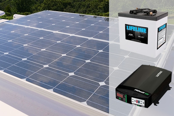 legacy elite 1 solar panel package battery inverter