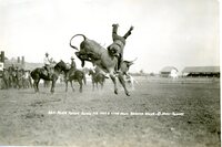 Niler Foesier Steer Riding Competition, no. 46A - 1929
