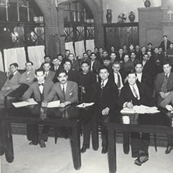 Hull House Coffee Shop, Class on Naturalization, Miss Binford