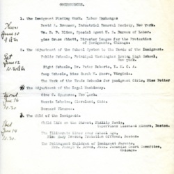 National Conference of Charities and Corrections Conference Program Draft, March 18, 1909 001.jpg