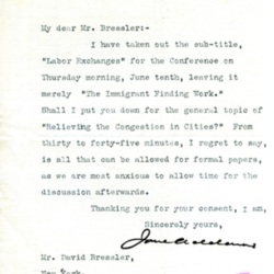 Jane Addams to David Bressler, March 31, 1909.jpg