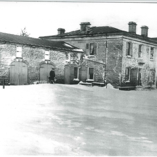 Stone Eagle Farm Detroit Rd. looking north from the rear of the house c.1930