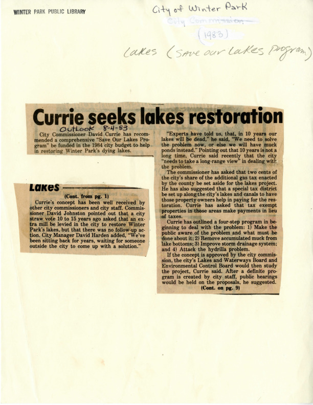 Winter Park History General - Lakes - Save Our Lakes Program - 009.pdf