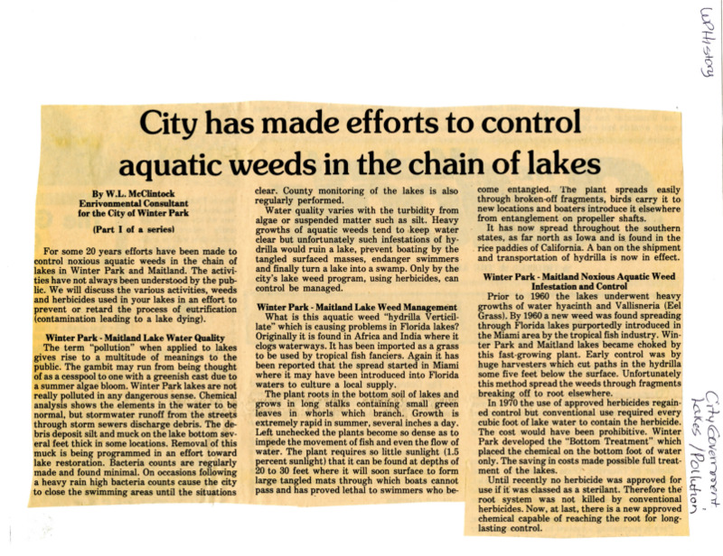 Winter Park History General - Lakes - Pollution - 001.pdf