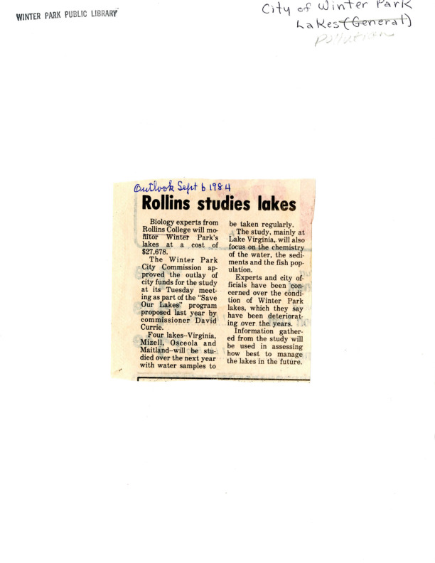 Winter Park History General - Lakes - Pollution - 028.pdf