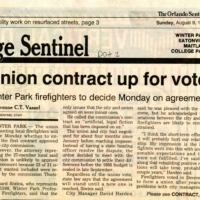 Union contract up for vote