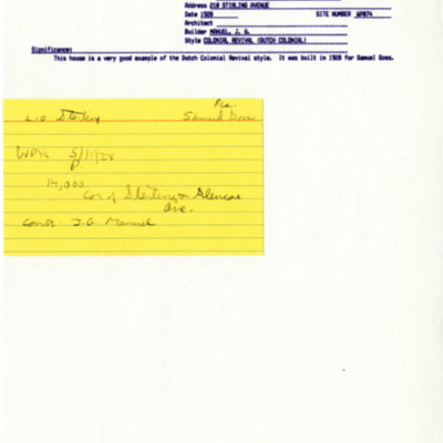 Winter Park History Historic Homes - Stirling Ave 210 Goss, Samuel - 003.pdf