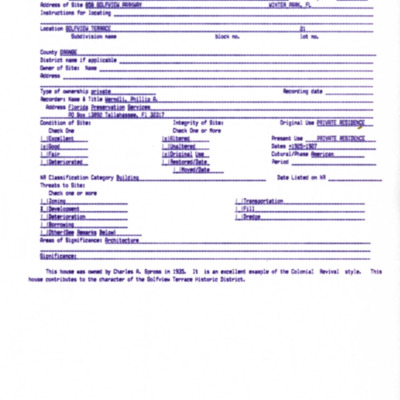 Winter Park History Historic Homes - Golfview Pkwy 858 Spross, Charles A - 004.pdf