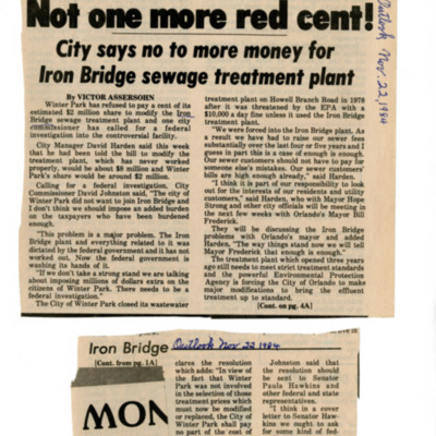 Not one more red cent!