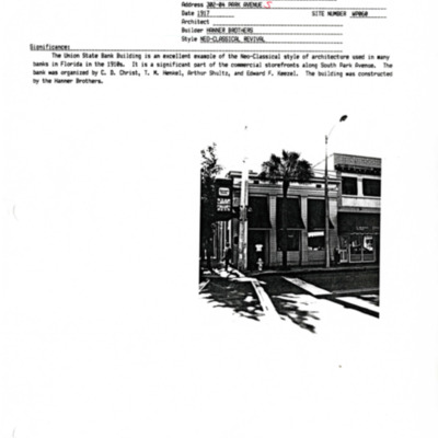 Winter Park History Historic Homes - Park Ave S 302-04 Union State Bank 1 - 002.pdf