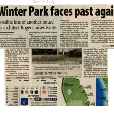 Winter Park faces past again