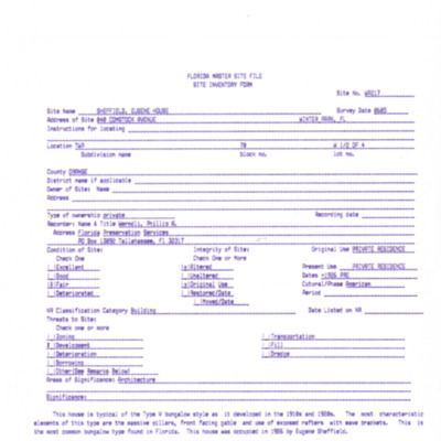 Winter Park History Historic Homes - Comstock W 840 Sheffield, Eugene 1 - 002.pdf