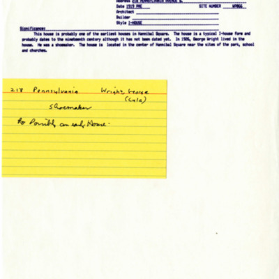 Winter Park History Historic Homes - Pennsylvania 218 Wright, George 1 - 002.pdf