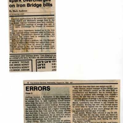 Electrical errors spark overcharges on Iron Bridge bills