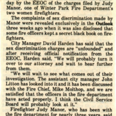 Discrimination probe should start soon