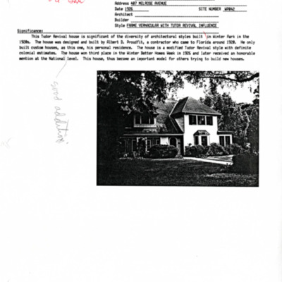 Winter Park History Historic Homes - Melrose 407 Proudfit, Albert D 1 - 005.pdf