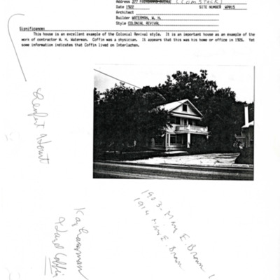 Winter Park History Historic Homes - Fairbanks E 377 Coffin, Dr C E 1 - 003.pdf
