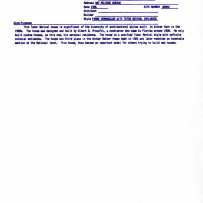 Winter Park History Historic Homes - Melrose 407 Proudfit, Albert D 1 - 004.pdf