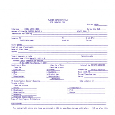 Winter Park History Historic Homes - Comstock W 634 Dixon, James 1 002.pdf