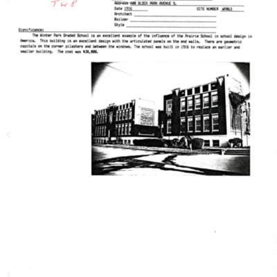 Winter Park History Historic Homes - Park Ave S 428 Old WP High School 1 - 003.pdf