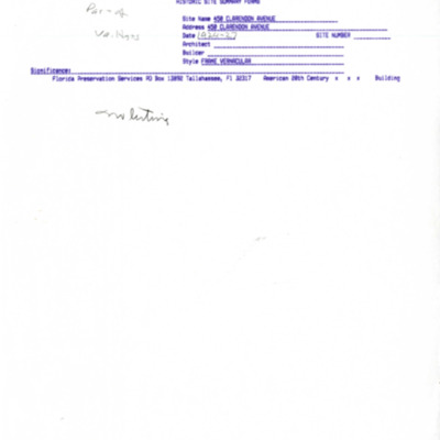 Winter Park History Historic Homes - Clarendon Ave 450 Canfield, G M House - 002.pdf