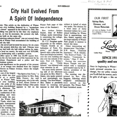 Winter Park History Historic Homes - Historic Homes & Buildings Park Ave S 401 City Hall - 008.pdf