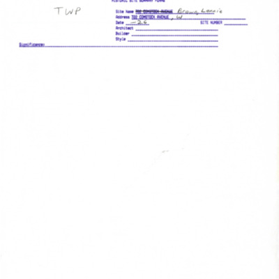 Winter Park History Historic Homes - Comstock W 722 Brown, Lonnie 1 - 003.pdf