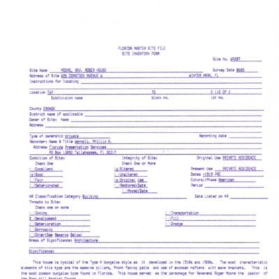 Winter Park History Historic Homes - Comstock W 626 Moore, Rev Roger 1 002.pdf