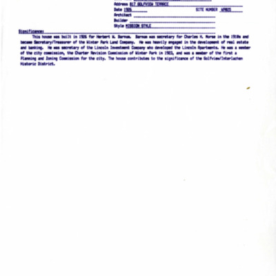 Winter Park History Historic Homes - Golfview Pkwy 817 Barnum, Herbert M - 005.pdf