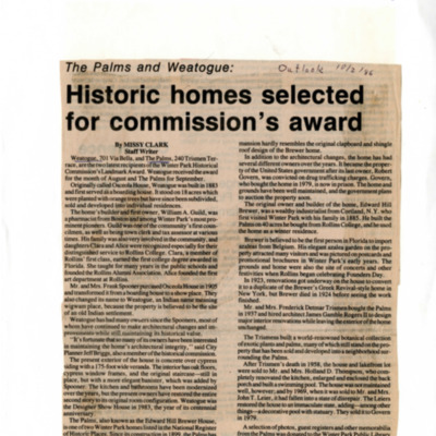 Winter Park History Historic Homes - Via Bella 701 Weatogue - 004.pdf