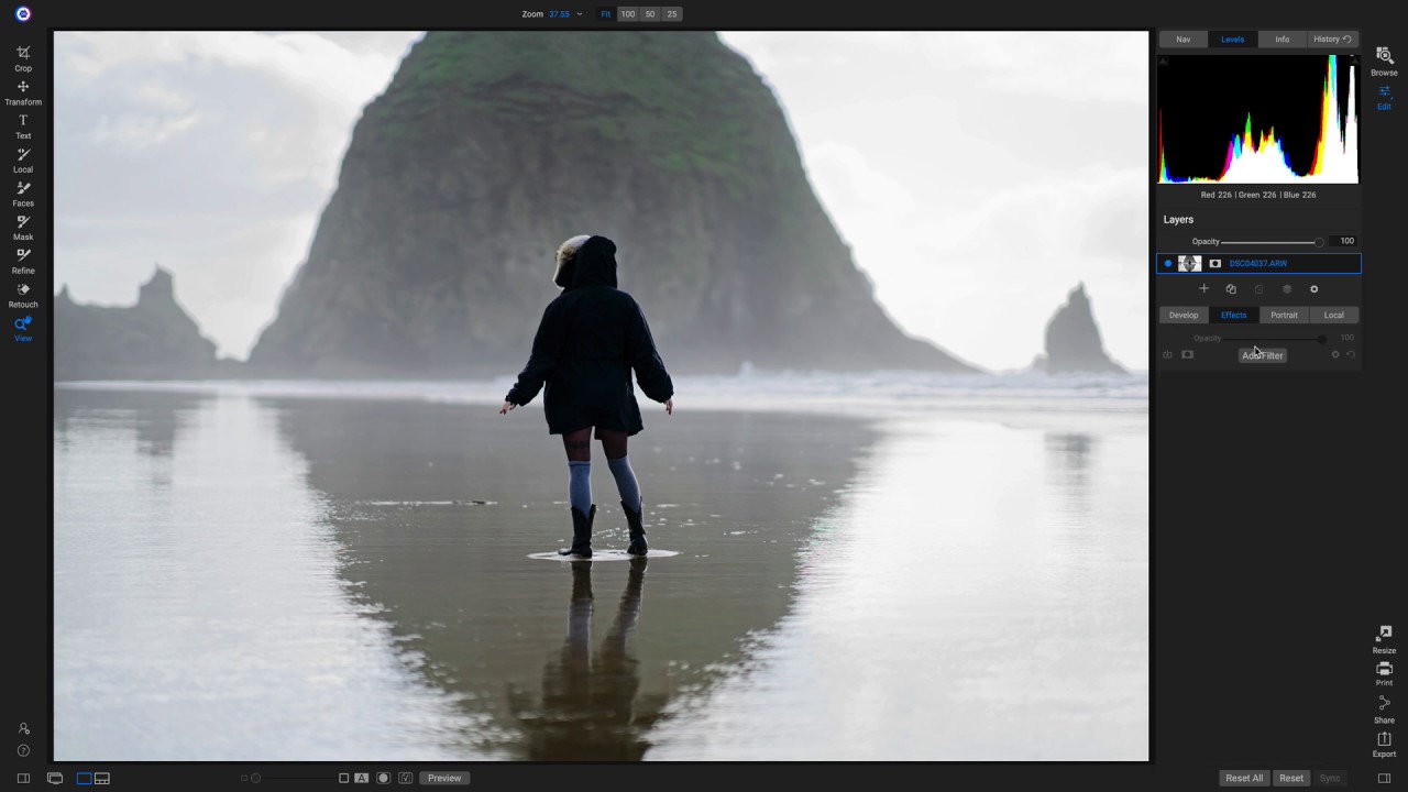Creating Edgy, Moody Portraits in Photo RAW