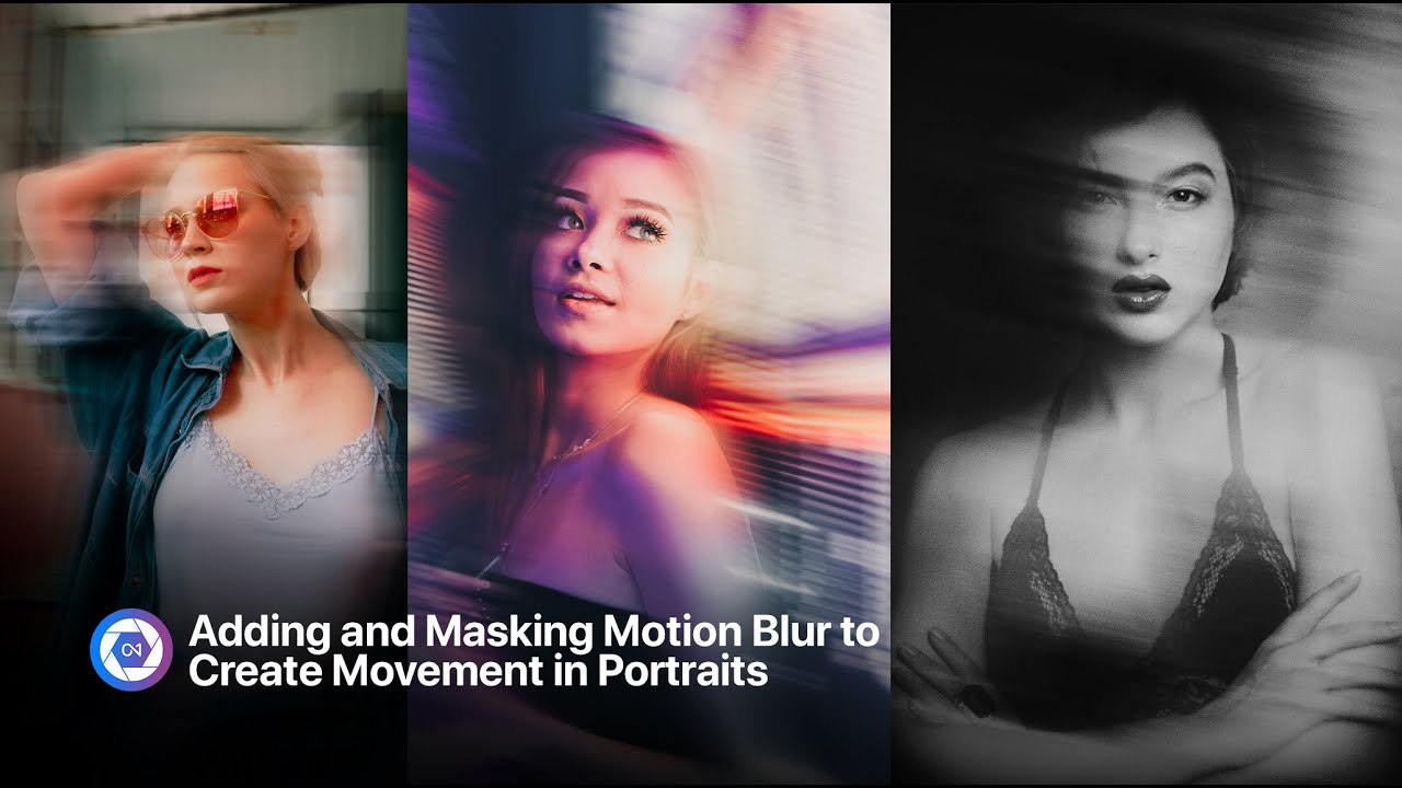 Masking Motion Blur into Portraits