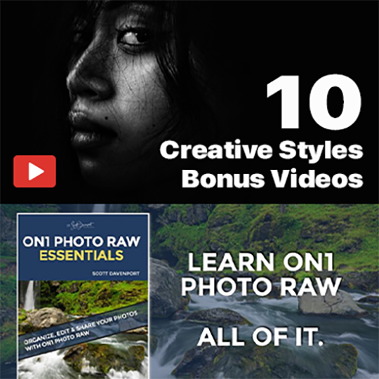 Creative Styles Bonus Videos and Photo RAW Essentials eBook 