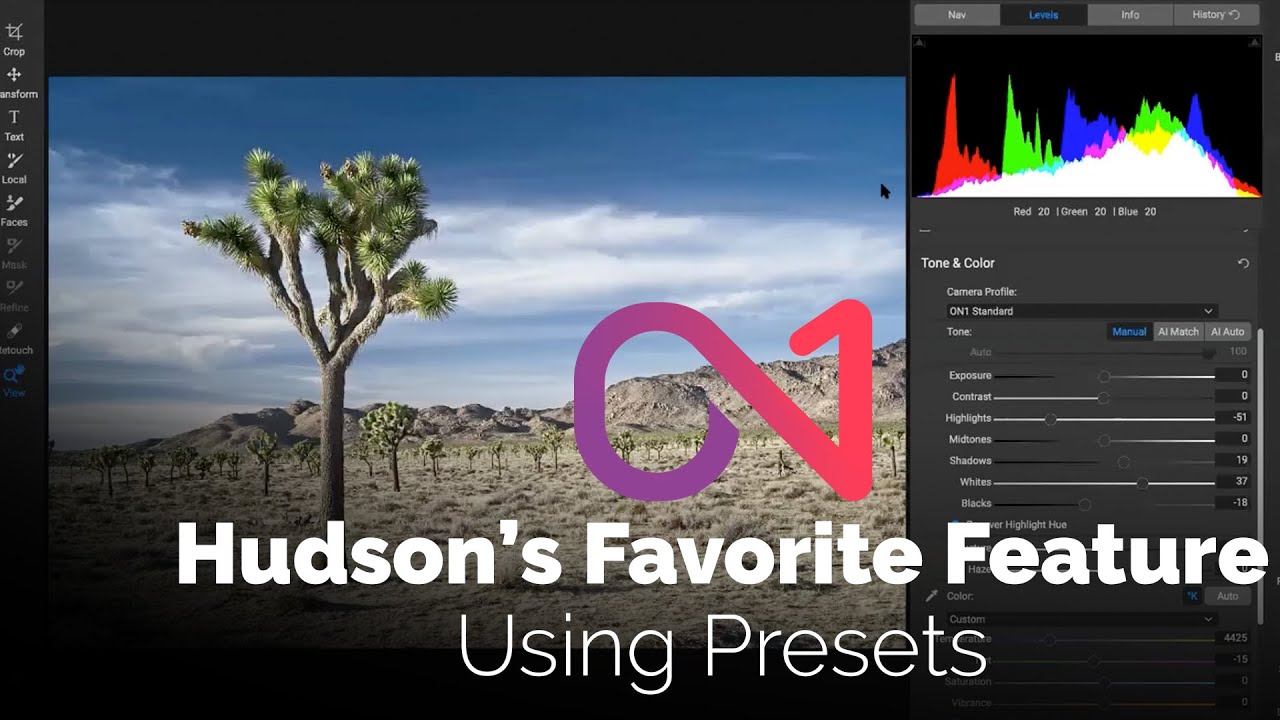 Hudson’s Favorite Feature: Using Presets