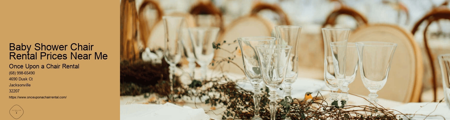 Baby Shower Chair Rental Prices Near Me