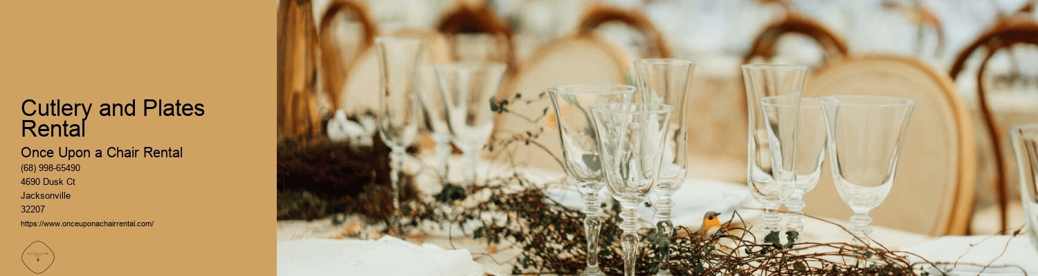 Cutlery and Plates Rental
