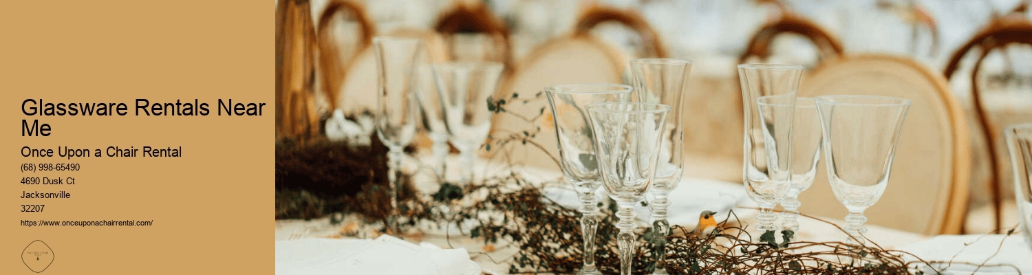 Glassware Rentals Near Me