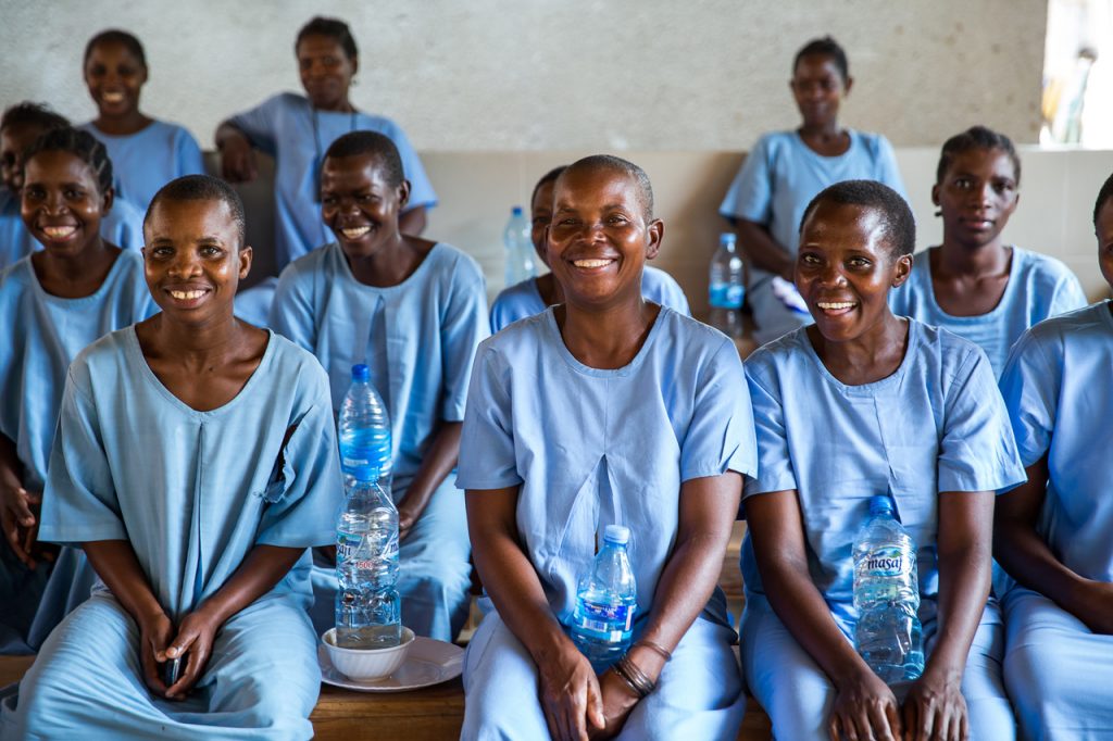 Patients in the fistula ward at CCBRT Disability Hospital. (Photo credit: Sala Lewis, 2016)