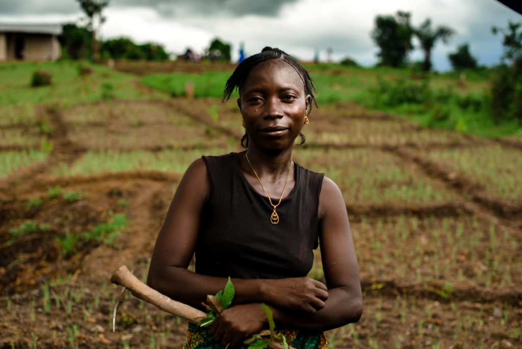 Doris from Bo is one of the mothers struggling to cope without the support of her relatives, killed by Ebola.